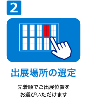 出展場所の選定
